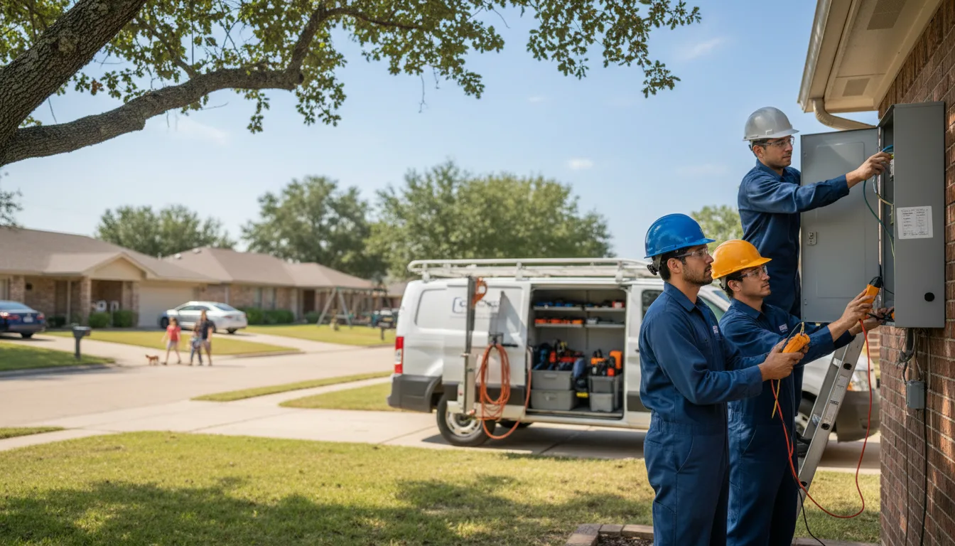 Certified electrician providing emergency electrical services in Garretson, SD